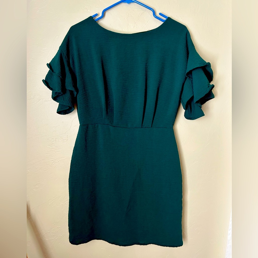 Dark green dress